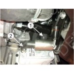  jak zamontować Grzałka silnika Defa Volvo XC 60 2,4 D5 silnik 5 cyl po 2009r